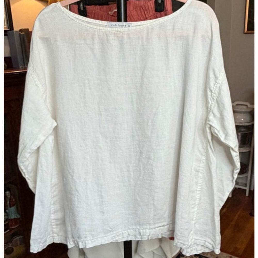 Cutloose Linen Top, Size XL
